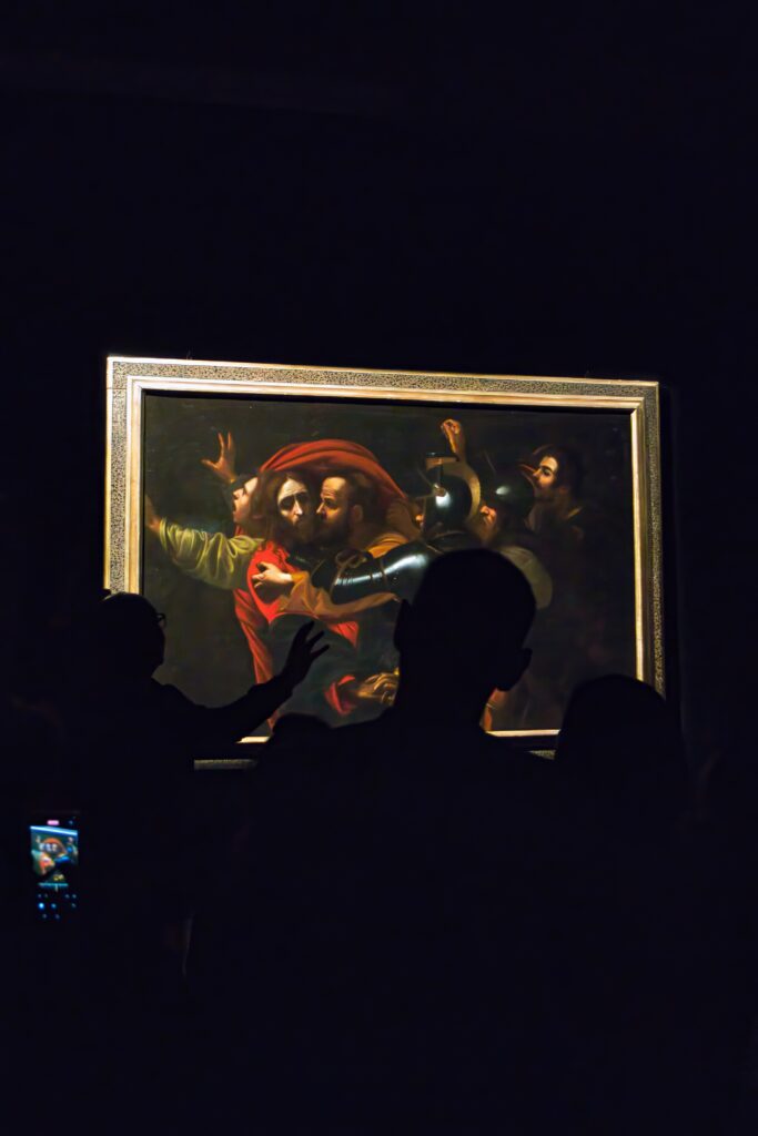 quadro La presa di Cristo di Caravaggio